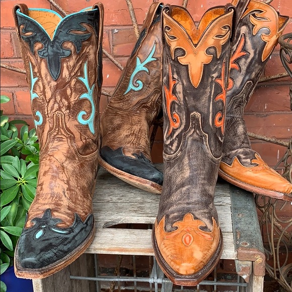 Lucchese Shoes - 1 LEFT! LUCCHESE 1883 Destroyed Antique Flame Boot